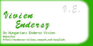 vivien endersz business card